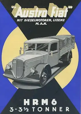 Austro-Fiat HRM 6 Prospekt 1937