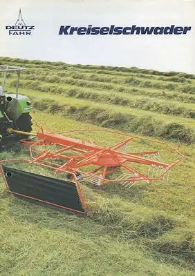 Deutz-Fahr Kreiselschwader Prospekt 1980er Jahre