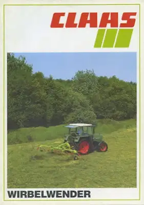 Claas Wirbelwender Prospekt 9.1983