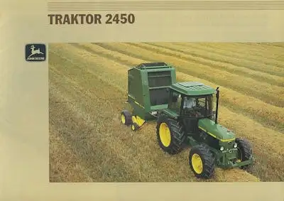 John Deere Traktor 2450 Prospekt 1980er Jahre