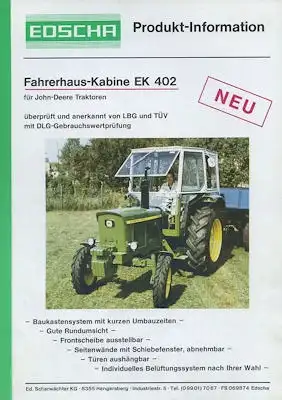 Edscha-John Deere Prospekt 10.1974