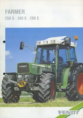 Fendt Farmer 250S-280S Prospekt 7.1998