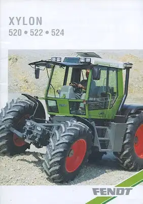 Fendt Xylon 520-524 Prospekt 11.1995