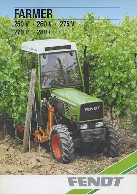 Fendt Farmer 250V-280P Prospekt 10.1991