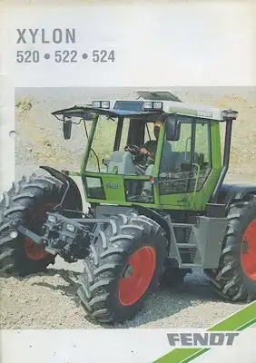 Fendt Xylon 520-524 Prospekt 4.1995