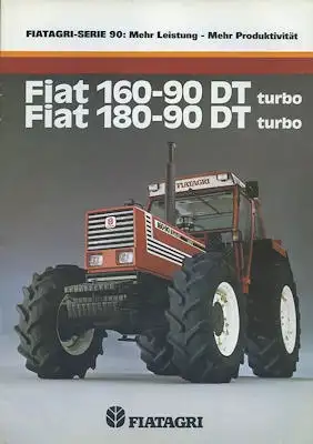 Fiat Schlepper 160-180 Prospekt 4.1988