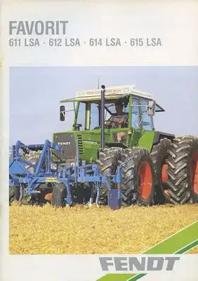 Fendt Favorit 611/615 LSA Prospekt 2.1992