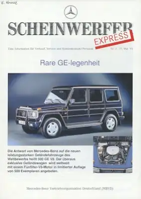 Mercedes-Benz Scheinwerfer Extra 2.1993