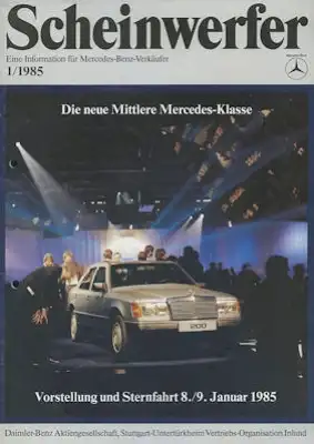 Mercedes-Benz Scheinwerfer 1.1985
