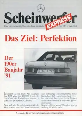 Mercedes-Benz Scheinwerfer Extra 12.1990