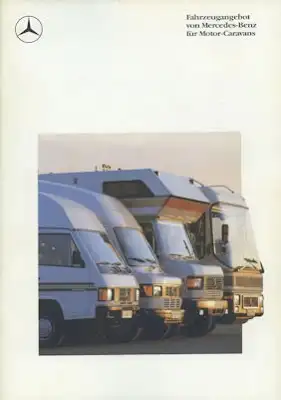 Mercedes-Benz Motor-Caravans Prospekt 2.1988