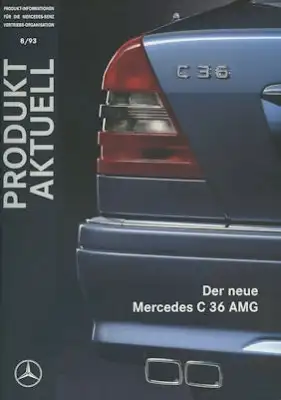 Mercedes-Benz C 36 AMG Produkt Aktuell 8.1993