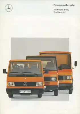 Mercedes-Benz Transporter Prospekt 8.1991