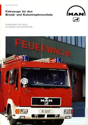 MAN Feuerwehrfahrzeuge Programm 1990er Jahre