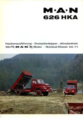 MAN 626 HKA Prospekt 1960er Jahre