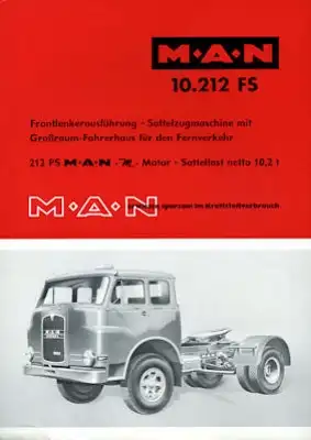 MAN 10.212 FS Prospekt 1960er Jahre