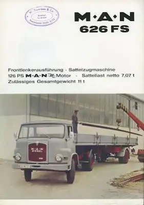 MAN 626 FS Prospekt 1960er Jahre