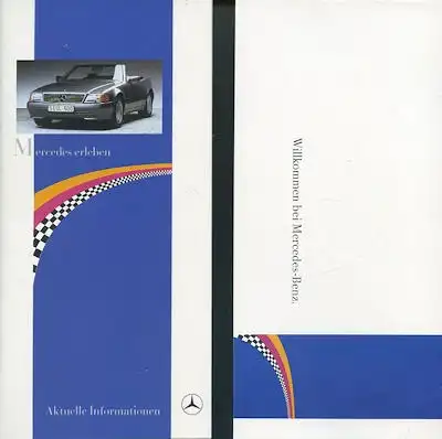 Mercedes-Benz Vorstellung SL + 190 Sportline Prospekt 1989