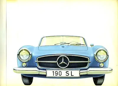 Mercedes-Benz 190 SL Prospekt 1.1962