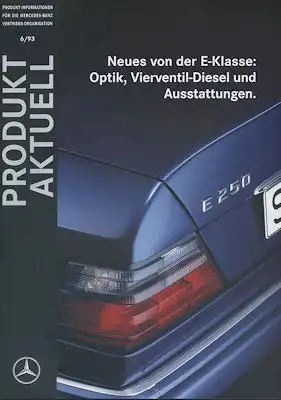 Mercedes-Benz E Klasse Produkt Aktuell 6.1993