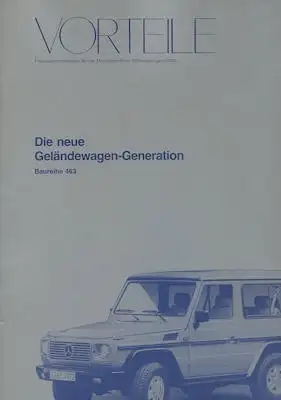 Mercedes-Benz G-Klasse W 463 Vorteile 1.1990