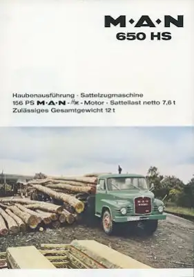 MAN 650 HS Prospekt 1960er Jahre