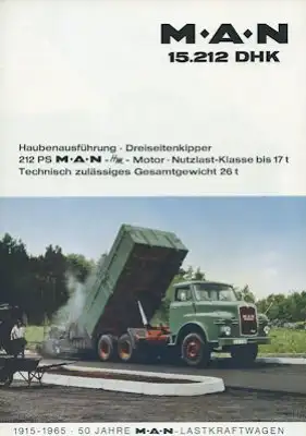 MAN 15.212 DHK Prospekt 1966