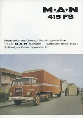 MAN 415 FS Prospekt 1960er Jahre