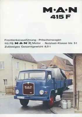 MAN 415 F Prospekt 1960er Jahre