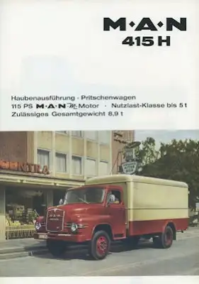 MAN 415 H Prospekt 1960er Jahre