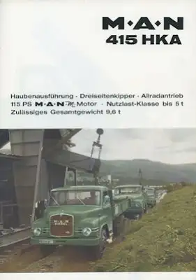 MAN 415 HKA Prospekt 1960er Jahre