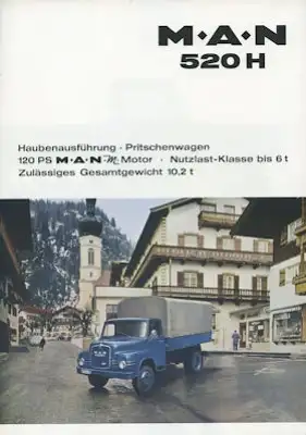 MAN 520 H Prospekt 1960er Jahre