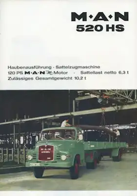 MAN 520 HS Prospekt 1960er Jahre