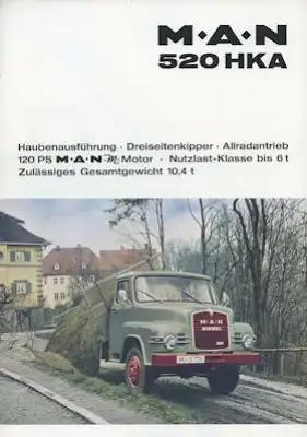 MAN 520 HKA Prospekt 1960er Jahre