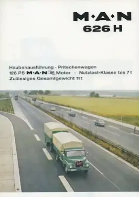 MAN 626 H Prospekt 1960er Jahre