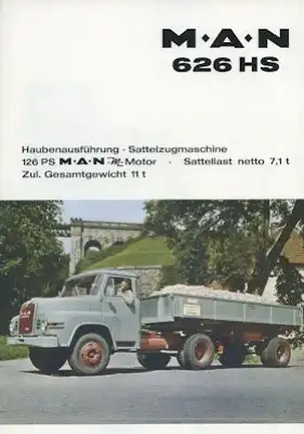 MAN 626 HS Prospekt 1960er Jahre