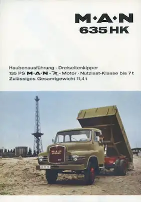 MAN 635 HK Prospekt 1960er Jahre