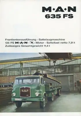 MAN 635 FS Prospekt 1960er Jahre