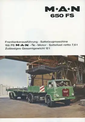 MAN 650 FS Prospekt 1960er Jahre