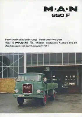 MAN 650 F Prospekt 1960er Jahre