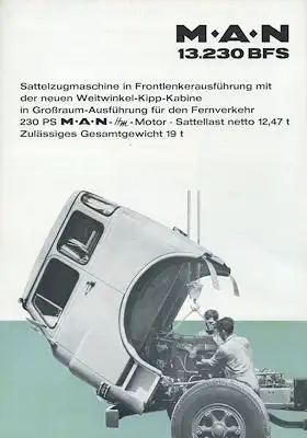 MAN 13.230 BFS Prospekt 1960er Jahre