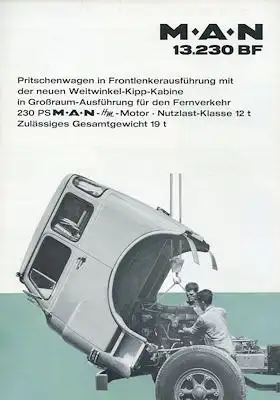 MAN 13.230 BF Prospekt 1960er Jahre