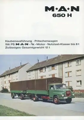 MAN 650 H Prospekt 1960er Jahre