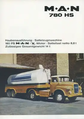 MAN 780 HS Prospekt 1960er Jahre