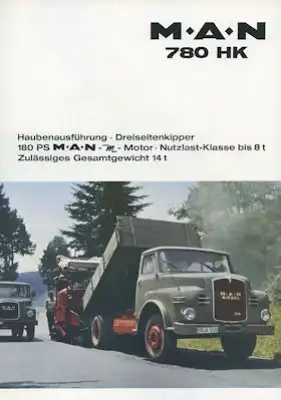 MAN 780 HK Prospekt 1960er Jahre