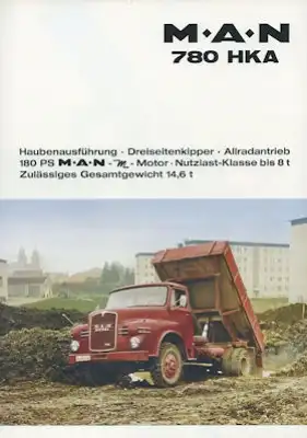 MAN 780 HKA Prospekt 1960er Jahre