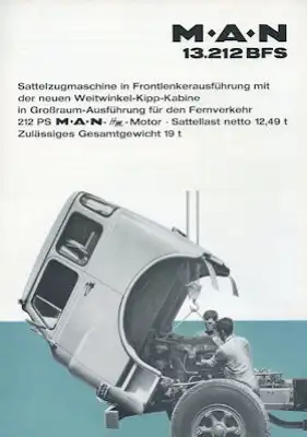 MAN 13.212 BFS Prospekt 1960er Jahre