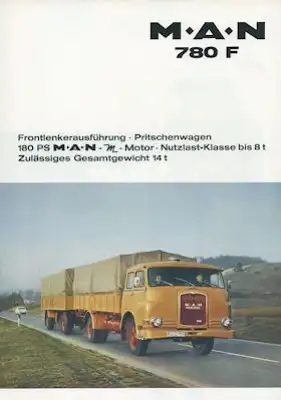 MAN 780 F Prospekt 1960er Jahre