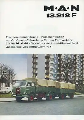 MAN 13.212 F Prospekt 1960er Jahre