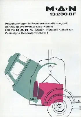 MAN 13.230 BF Prospekt 1960er Jahre